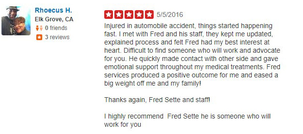 Law Office of Frederick J Sette review 1