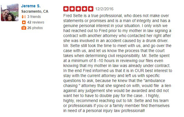 Law Office of Frederick J Sette review 3